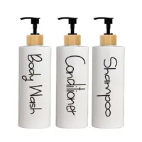 EcoStyle 3-Delige Navulbare Zeepdispenser Set - 500 ml