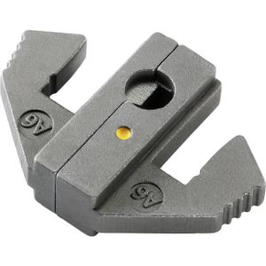 TOOLCRAFT PLE-0A6 Krimp-onderdelen Geïsoleerde platte stekkerhulzen Krimpbereik: 4.0 tot 6.0 mm² Geschikt voor merk: TOOLCRAFT PZ-500