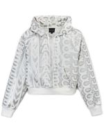 Marc Jacobs hoodie crop Monogram - Blanc - thumbnail