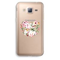 GRL PWR Flower: Samsung Galaxy J3 (2016) Transparant Hoesje