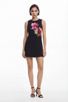 Bloemenprint jurk - BLACK - M
