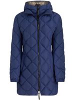 ETRO zipped hooded puffer jacket - Bleu