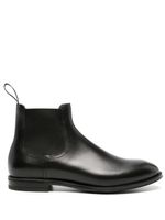 Henderson Baracco almond-toe leather ankle boots - Noir