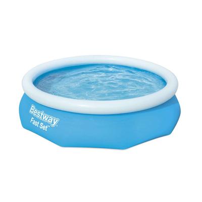 Bestway Opblaasbaar Zwembad Volwassene Ring met Filter 305x76 cm Tuin 57270