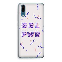 GRL PWR: Huawei P20 Transparant Hoesje