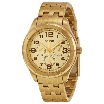 Horlogeband Fossil BQ1409 Staal Doublé 18mm