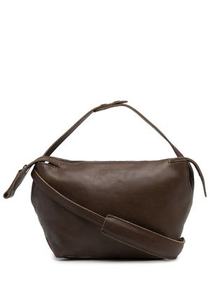 Uma Wang sac porté épaule à fermeture zippée - Marron