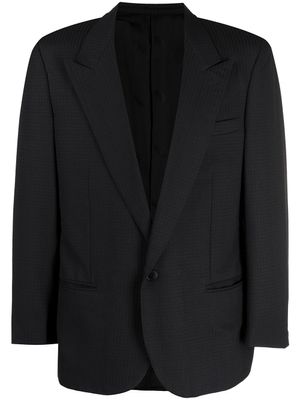 Missoni Pre-Owned blazer à carreaux (années 1980) - Noir