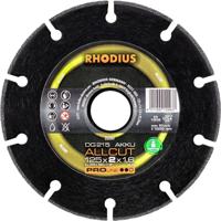 Rhodius 353347 Diamanten doorslijpschijf 125 mm 1 stuk(s)