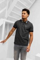 Lacoste Monogram Jacquard Polo Heren Zwart - Maat S - Kleur: Zwart | Soccerfanshop