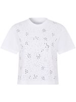 Rabanne t-shirt à détails de clous - Blanc