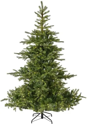 Everlands Grandis fir verlichte kunstkerstboom groen 210cm, 550 lampjes