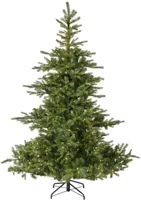 Everlands Grandis fir verlichte kunstkerstboom groen 210cm, 550 lampjes