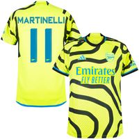 Arsenal Shirt Uit 2023-2024 + Martinelli 11 (Cup Bedrukking)