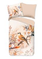 Good Morning Dekbedovertrek "vogel en bloemen" - Multi - (155x220 cm) - Katoen