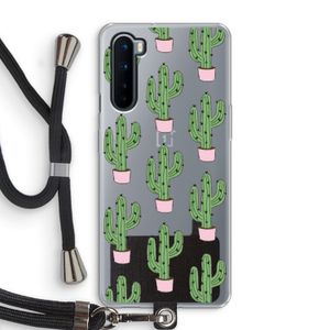 Cactus Lover: OnePlus Nord Transparant Hoesje met koord