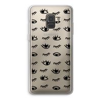 Eye pattern #2: Samsung Galaxy A8 (2018) Transparant Hoesje