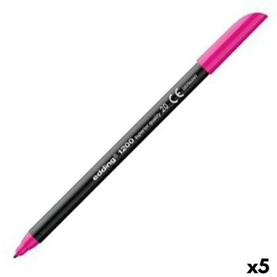 Markeerstiften Edding 1200 Magenta (5 Stuks)