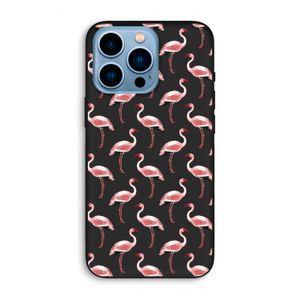 Flamingoprint groen: iPhone 13 Pro Max Biologisch afbreekbaar hoesje