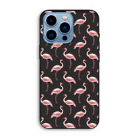 Flamingoprint groen: iPhone 13 Pro Max Biologisch afbreekbaar hoesje