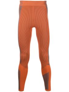 Y-3 legging à empiècements contrastants - Orange