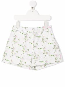 Philosophy Di Lorenzo Serafini Kids short en coton à fleurs - Blanc