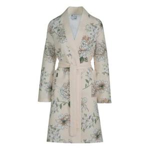 Badjas | L | Ivoor | Beige | Katoen | Polyester