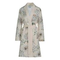Badjas | L | Ivoor | Beige | Katoen | Polyester
