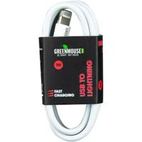 Greenmouse Lightning kabel, USB-A naar 8-pin, 1 m, wit - thumbnail