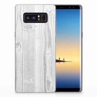 Samsung Galaxy Note 8 | Bumper Hoesje | White Wood