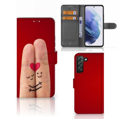 Samsung Galaxy S22 Plus | Wallet Case | met Pasjes | Liefde - Origineel Romantisch Cadeau