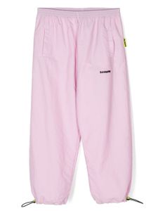 Barrow kids pantalon de jogging à logo embossé - Rose