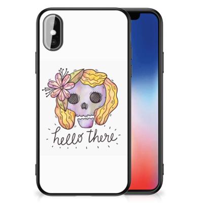 Telefoonhoesje iPhone X | Xs Boho Skull