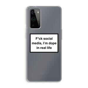 I'm dope: OnePlus 9 Pro Transparant Hoesje