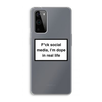 I'm dope: OnePlus 9 Pro Transparant Hoesje