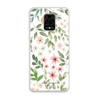 Botanical sweet flower heaven: Xiaomi Redmi Note 10 Lite Transparant Hoesje