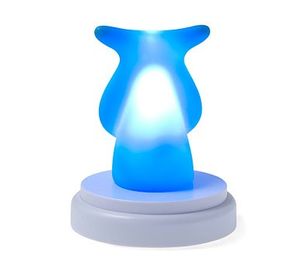 Alecto Naughty Cow babynachtlamp Blauw, Wit LED