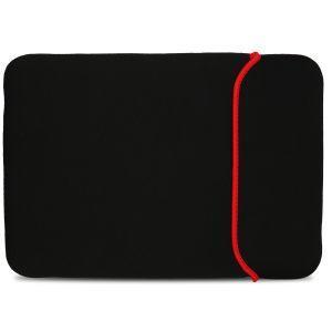 12" beschermhoes zwart/rood