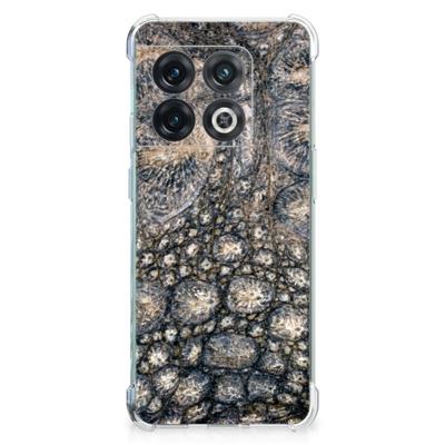 OnePlus 10 Pro Case Anti-shock Krokodillenprint OnePlus 10 Pro Case Anti-shock Krokodillenprint