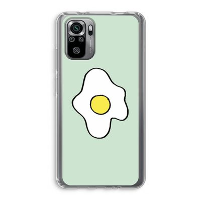 Spiegelei: Xiaomi Redmi Note 10S Transparant Hoesje