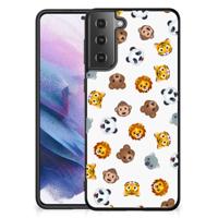 Back Case voor Samsung Galaxy S21 Plus Dieren Emojis Back Case voor Samsung Galaxy S21 Plus Dieren Emojis