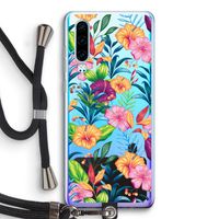 Tropisch 2: Huawei P30 Transparant Hoesje met koord