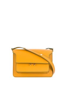 Marni sac porté épaule Trunk médium - Jaune