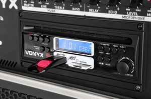 Vonyx ST180 mobiele geluidsinstallatie met Bluetooth, CD en USB