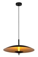 Lucide VULCAN - Hanglamp - Ø 47 cm - LED Dimb. - 1x9W 3000K - Zwart