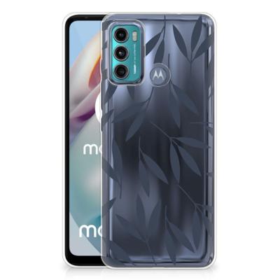 Motorola Moto G60 | TPU Case | Leaves Blue