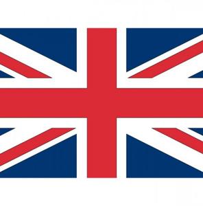 Vlag van Engeland/uk stickers - 10x - 7.5 x 10 cm - Binnen/buiten