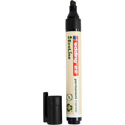 Edding EcoLine-markers 22, afm 22, lijndikte 1x5 mm, zwart, 1 stuk
