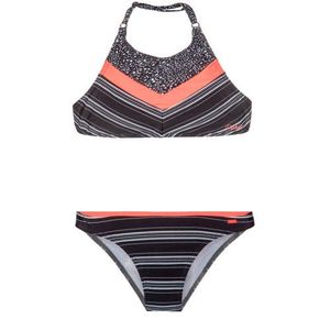 Protest crop bikini Kenna JR zwart/roze