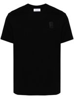 Ferragamo t-shirt en coton à patch logo - Noir - thumbnail